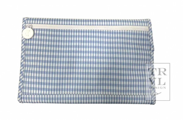 TRVL Game Changer - Changing Pad Gingham Mist
