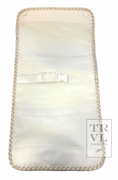 TRVL Game Changer - Changing Pad Gingham Khaki