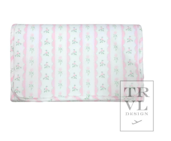 TRVL Game Changer - Changing Pad Ribbon Floral Pink