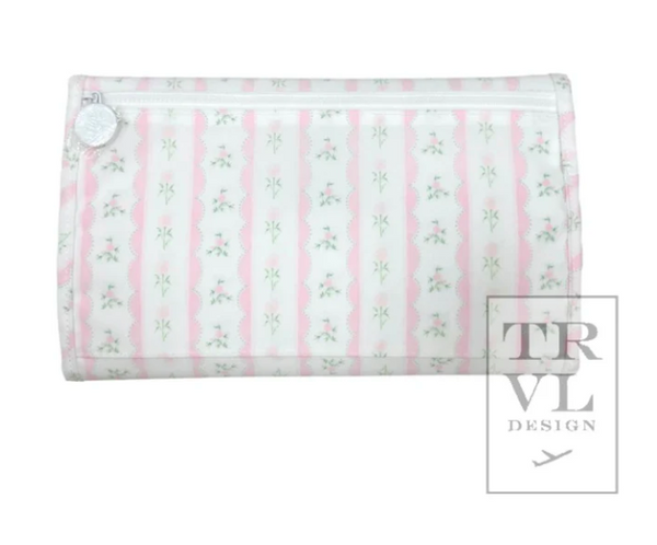 TRVL Game Changer - Changing Pad Ribbon Floral Pink