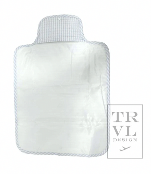 TRVL Quilted Changing Mat - Changing Pad Pimlico Stripe Blue