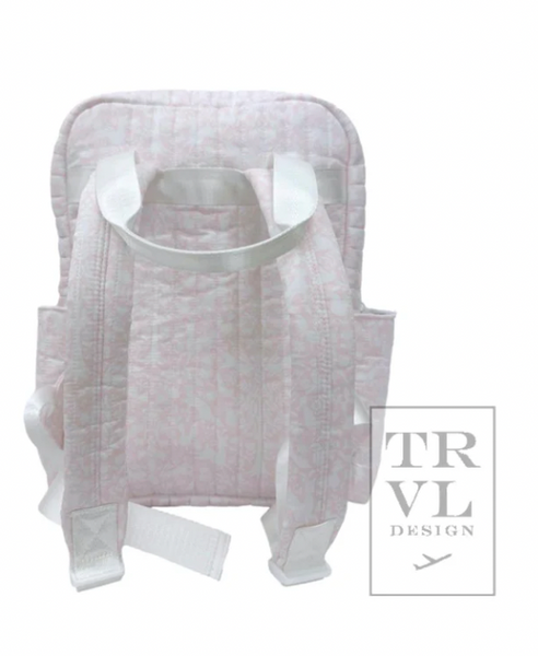 TRVL Quilted All You Need Bag - Diaper Bag Woodland Pink