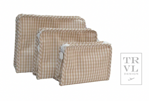 TRVL Roadie - Gingham Khaki