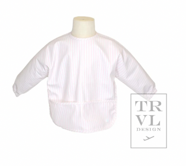 TRVL Perfect Smock - Bib Pimlico Stripe Pink