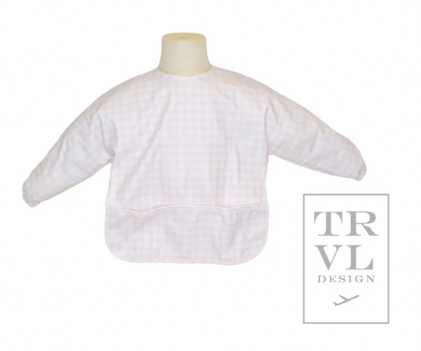 TRVL Perfect Smock - Bib Pimlico Check Pink