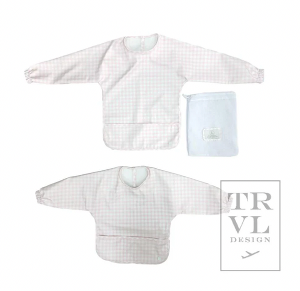 TRVL Perfect Smock - Bib Pimlico Check Pink