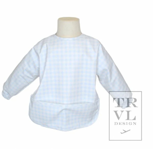 TRVL Perfect Smock - Bib Pimlico Check Blue