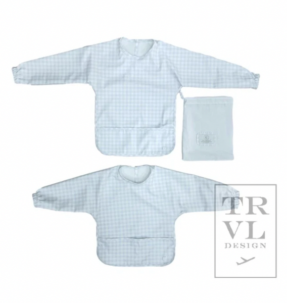 TRVL Perfect Smock - Bib Pimlico Check Blue