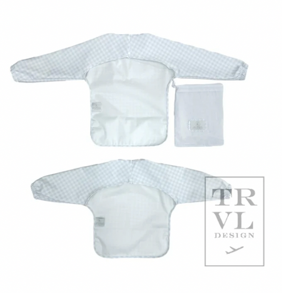 TRVL Perfect Smock - Bib Pimlico Check Blue