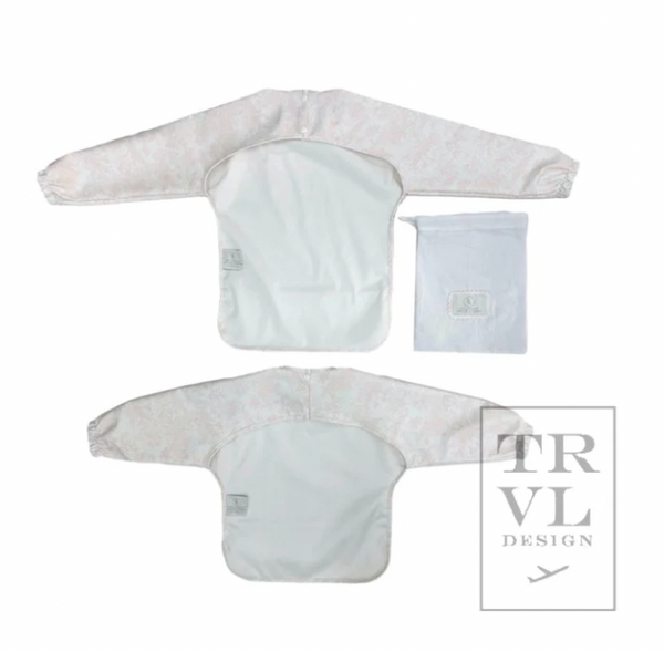 TRVL Perfect Smock - Bib Bunny Toile Pink
