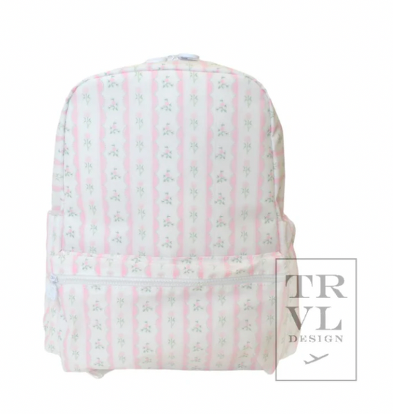 TRVL Backpacker - Ribbon Floral Pink