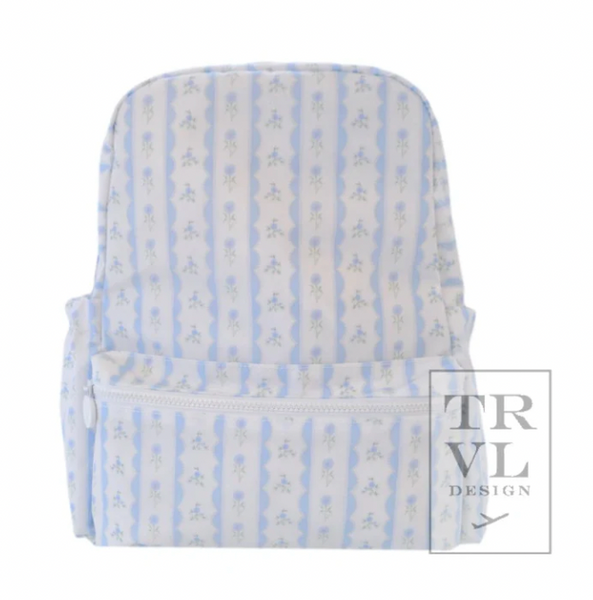 TRVL Backpacker - Ribbon Floral Blue