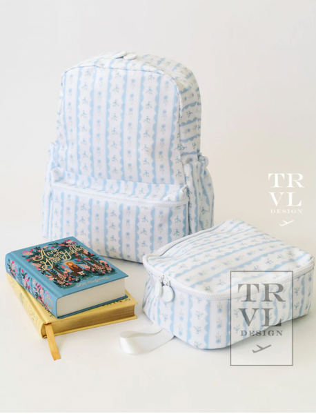 TRVL Backpacker - Ribbon Floral Blue