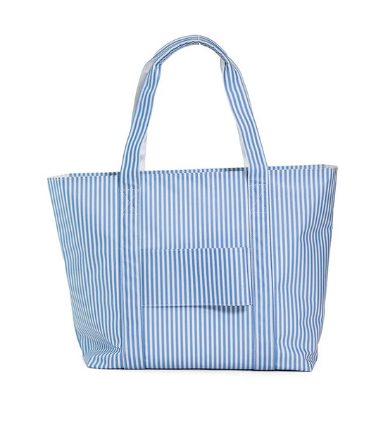 TRVL Jumbo Tote - Pimlico Stripe Chambray