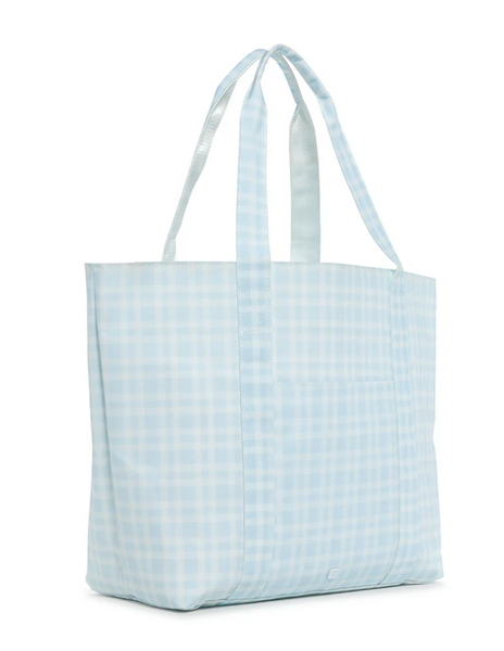 TRVL Jumbo Tote - Pimlico Plaid Blue