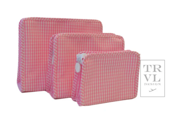 TRVL Roadie - Gingham Pink