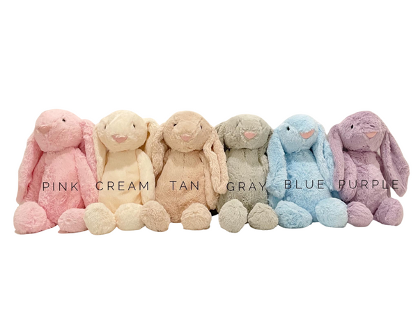 Monogrammed Bunny, Easter Bunny, Personalized Bunny Rabbit, Personalized Baby Gift, Personalized Stuffed Animal, Personalized Bunny